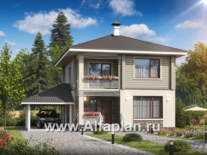 Проекты небольших деревянных домов — цены и фото планировок простых ...