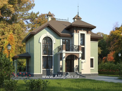 «Разумовский» - проект двухэтажного дома, с террасой, со вторым светом - превью дополнительного изображения №1
